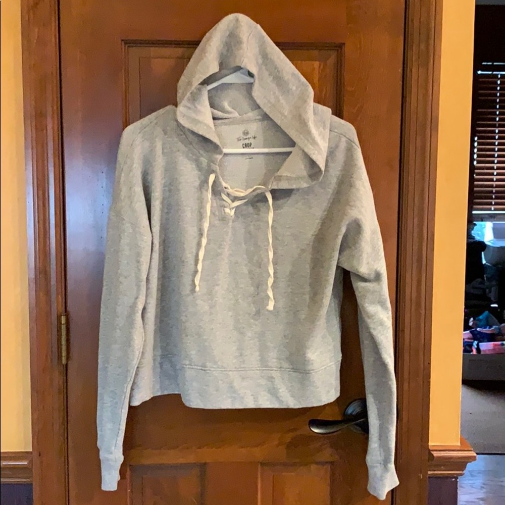 The Lounge Life Crop Hoodie